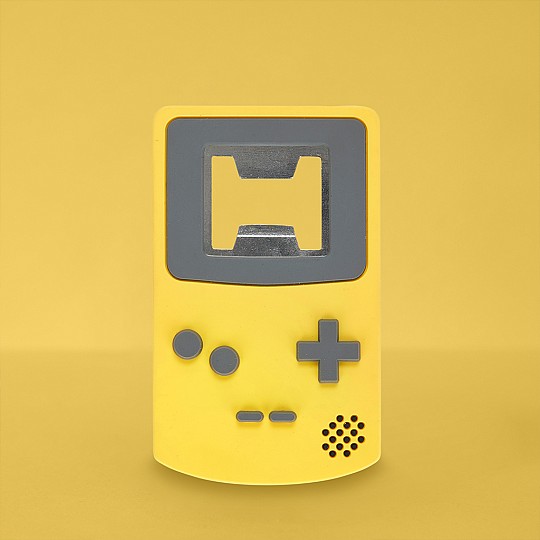 Inspirado en el diseño de la videoconsola Game Boy
