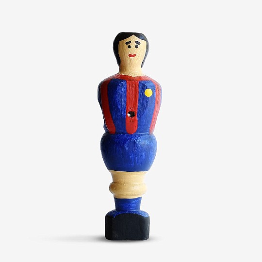 Muñeca de futbolín Culé 