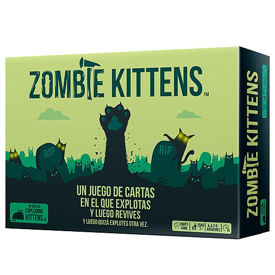 Juego de cartas Zombie Kittens
