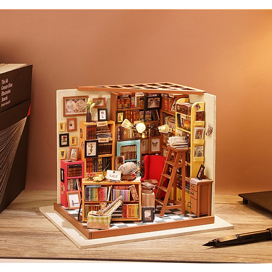 Una librería en miniatura para montar uno mismo
