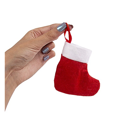 Y un mini calcetín navideño