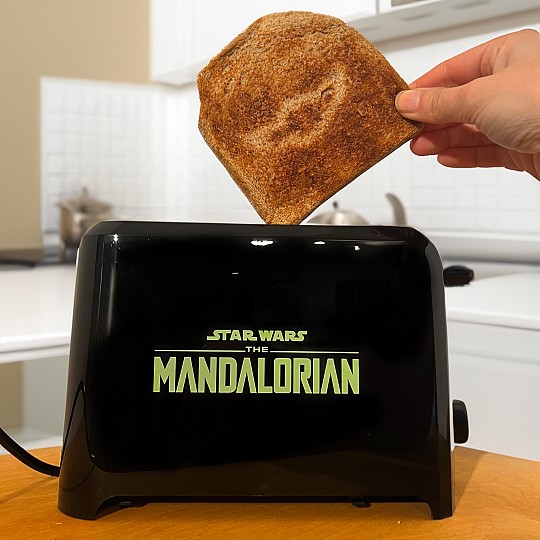 Una tostadora para fans de The Mandalorian