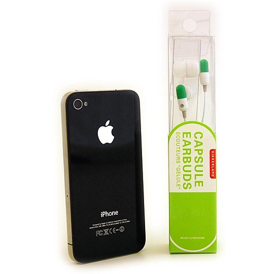 Packaging de los Auriculares Medicinales en color verde