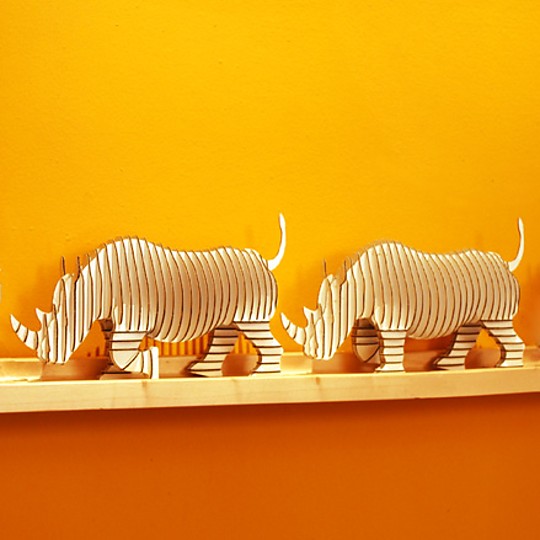 Es un rinoceronte muy decorativo, podrás colocarlo en cualquier parte