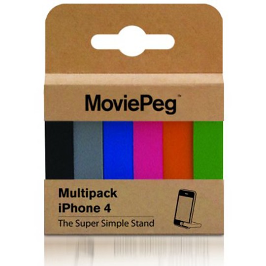 Packaging del Pack de Soportes "MoviePeg"
