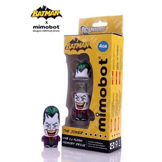 Packaging del mimobot de Joker