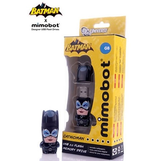 Packaging del mimobot de Catwoman