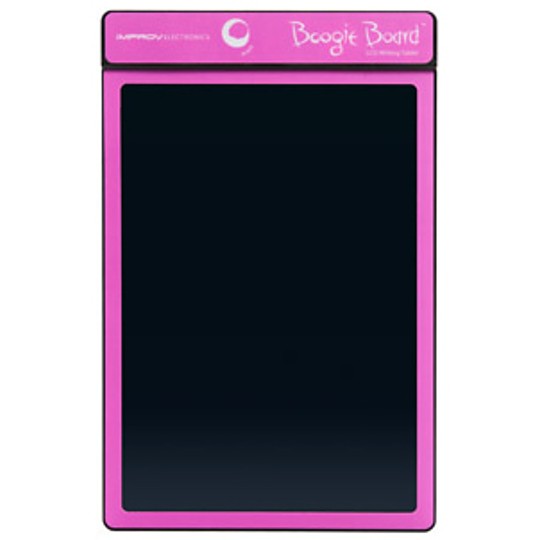 La tableta en color rosa