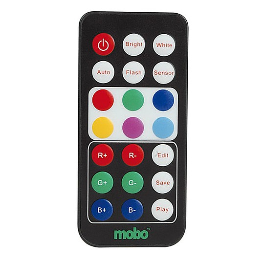 Utiliza el mando a distancia para combinar los diferentes colores