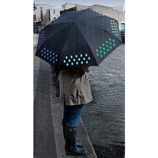 Farda de paraguas de diseño los días de lluvia