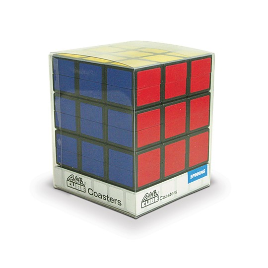 Cuando están apilados recrean un cubo de Rubik