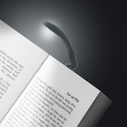 Una lamparita para leer sin incordiar con la luz al prójimo...