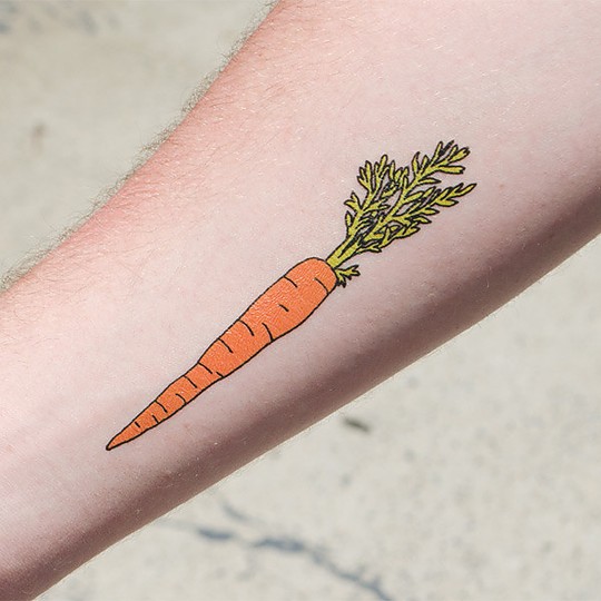 Una crujiente zanahoria