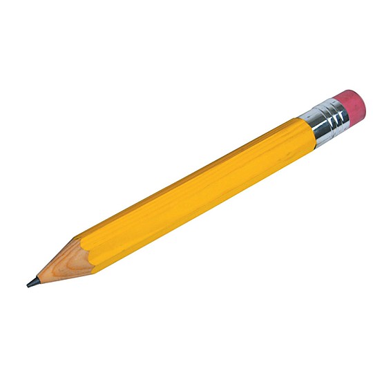 Este lápiz escribe y su goma, por supuesto, borra