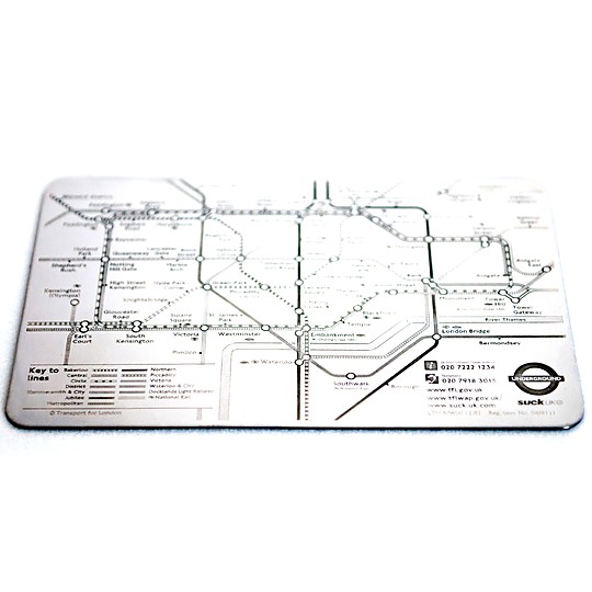 El plano del Metro de Londres en tamaño tarjeta