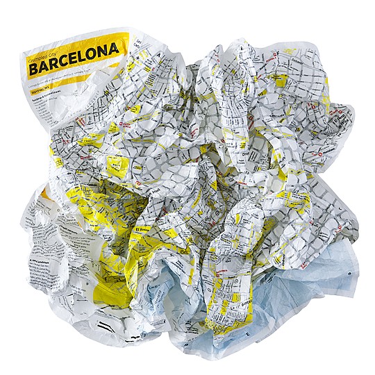 El plano de Barcelona más ligero del mundo (Foto Palomar Srl)