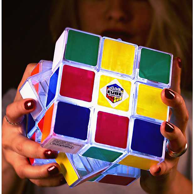 cupón nariz alfiler Cubo de Rubik con Luz. Curiosite