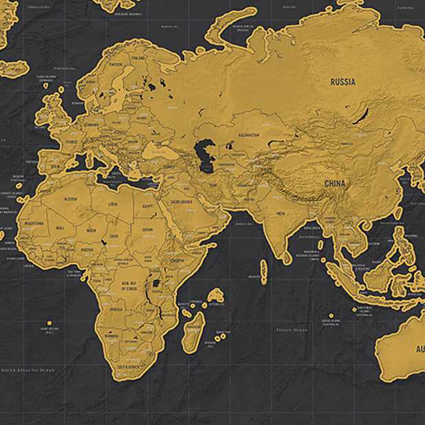 WillingBest diseño de mapa grande 42 x 30 cm Póster de mapa del mundo para rascar 