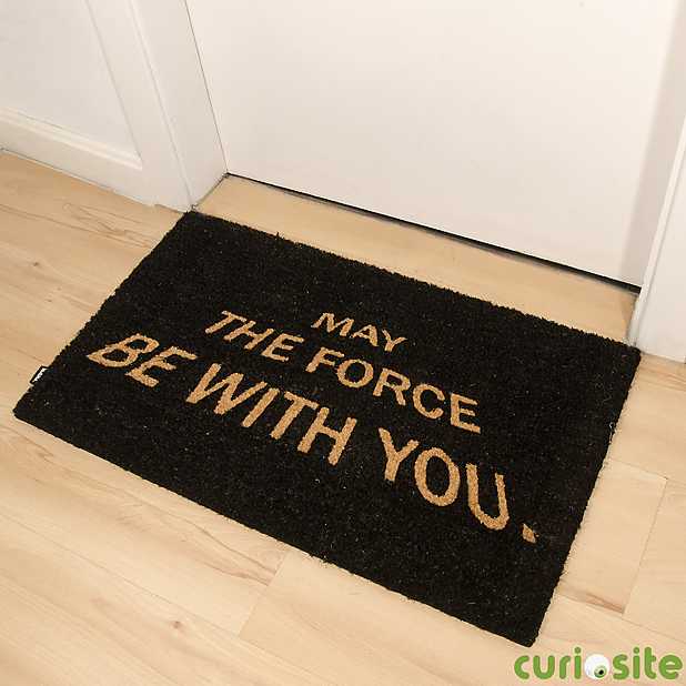 Felpudo Star Wars May The Force Be With You . Curiosite