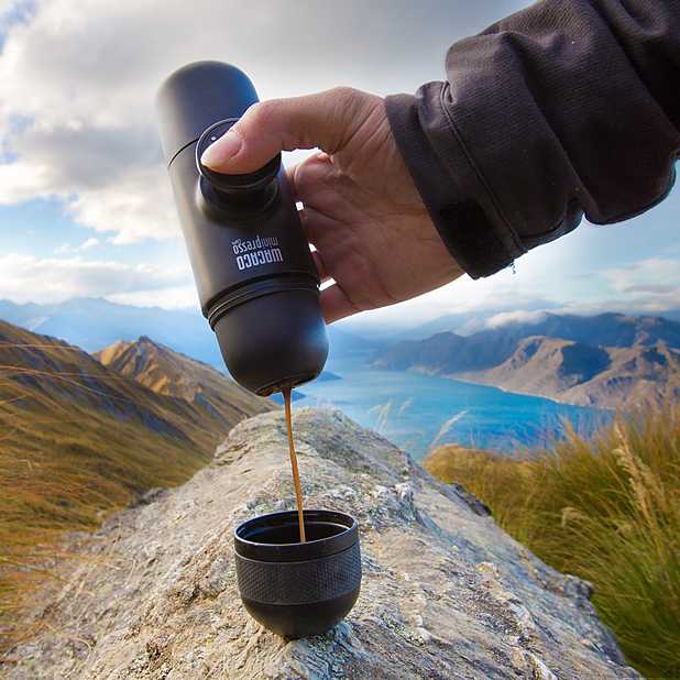 Minipresso de Wacaco: la cafetera espresso manual y portátil. Curiosite