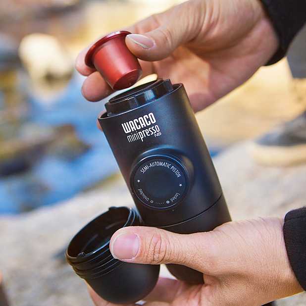 Minipresso de Wacaco: la cafetera espresso manual y portátil. Curiosite