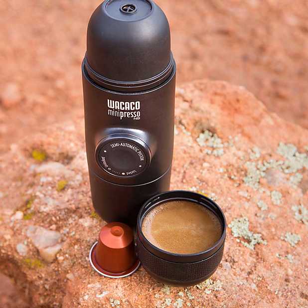 Minipresso de Wacaco: la cafetera espresso manual y portátil. Curiosite