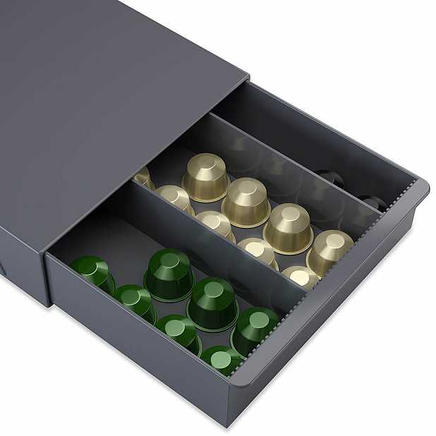 Caja para almacenar las cápsulas de café. Curiosite