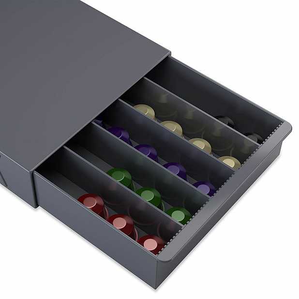 Caja para almacenar las cápsulas de café. Curiosite