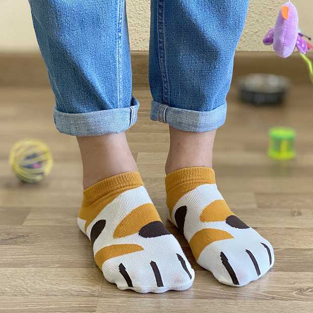 Calcetines de gato Be a cat. Curiosite