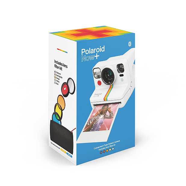 Cámara instantánea Polaroid Now Plus con filtros de segunda mano