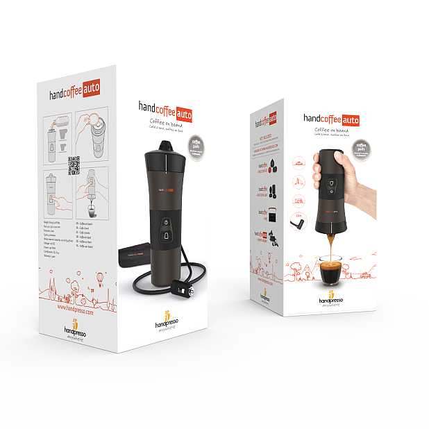 Cafetera portátil para el coche Handcoffee Auto. Curiosite