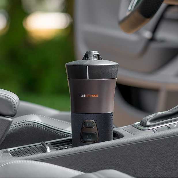 Cafetera portátil para el coche Handcoffee Auto. Curiosite