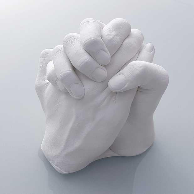 Kit para hacer una escultura 3D de 2 manos. Curiosite