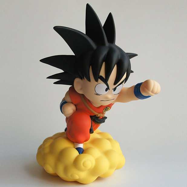 Hucha de Dragon Ball en forma de Son Goku. Curiosite
