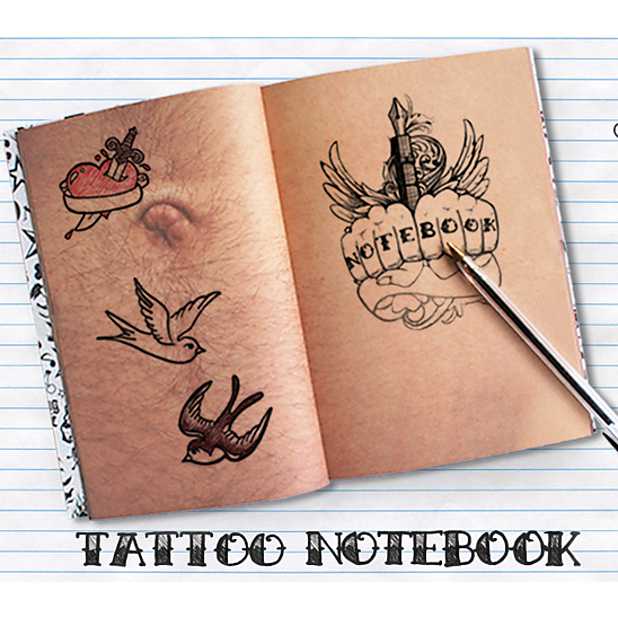 Cuaderno para Dibujar Tatuajes. Curiosite