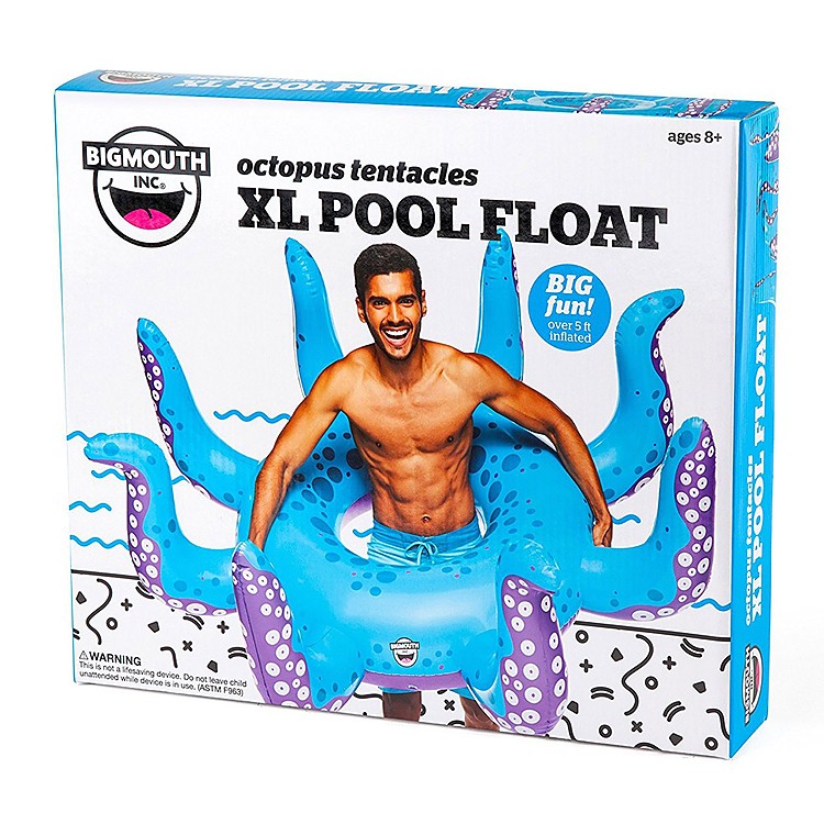 Flotador Gigante De Pizza BigMouth | Inflable De 180 Cm Para Piscina | Sostiene Hasta 90 Kg | Vinilo Resistente | Diversión Asegurada Para Mayores De 8 Años