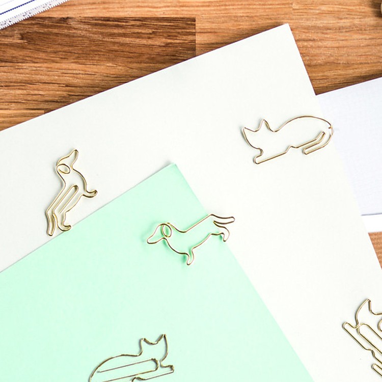 Clips De Papel Plateados, Clip De Papel Con Letras... - Grandado