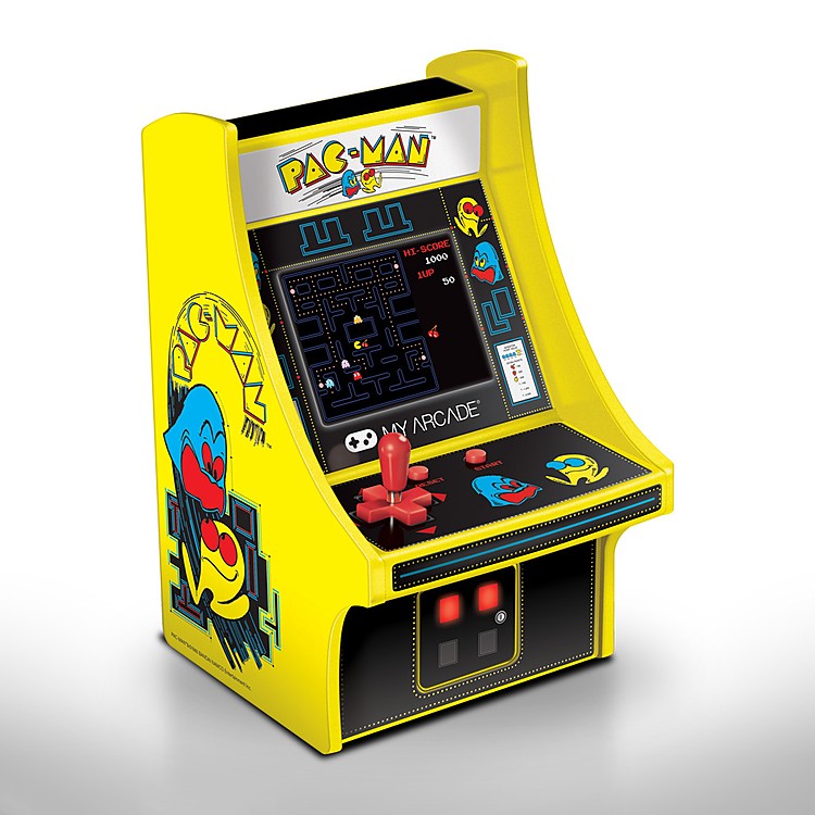 Mini consola arcade PacMan con licencia oficial