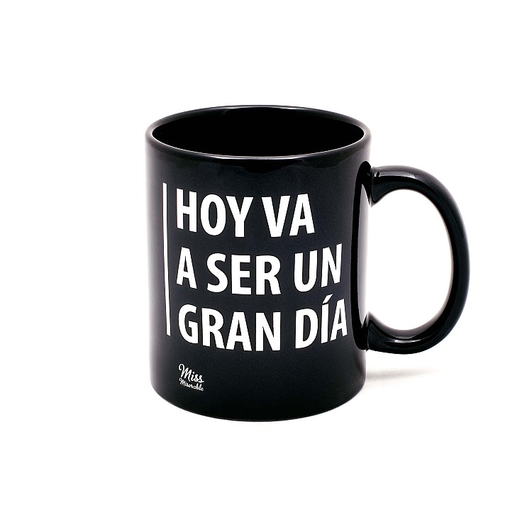 Taza De Café Miss Miserable Con Mensaje - 250 Ml, Cerámica, Aptas Microondas Y Lavavajillas