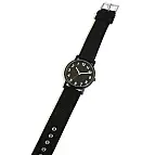 La correa es de lienzo de algodón y piel sintética