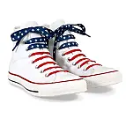 Unos cordones para zapatillas llenos de luz