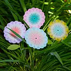 Un precioso marcapáginas con forma de flor