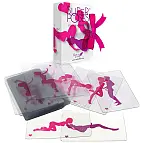 Las cartas van embaladas en una caja con lazo fucsia