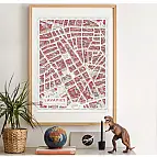 Un mapa de Lavapiés