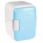 Un mini frigorífico de estilo retro