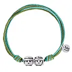 Las cuentas están bañadas en plata de ley