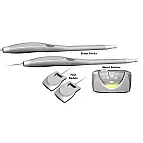 El paquete incluye: 2 pedales, 2 baquetas y 1 altavoz