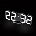 Un reloj despertador de aire futurista