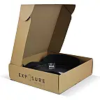 Embalado en una caja de cartón natural