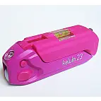 Pequeña, compacta y de color rosa